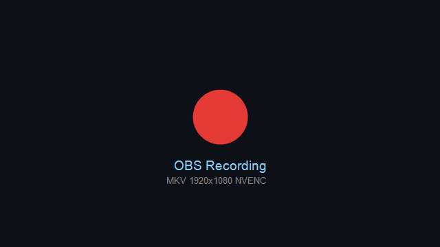 OBS 录屏场景